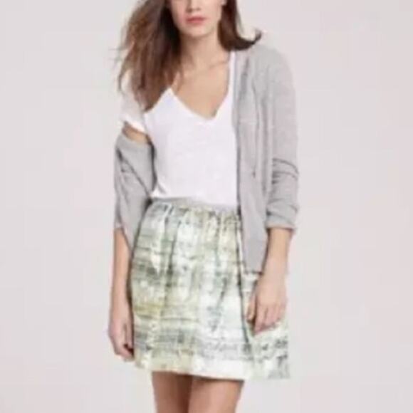 J Crew collection metallic swing skirt - Picture 1 of 7